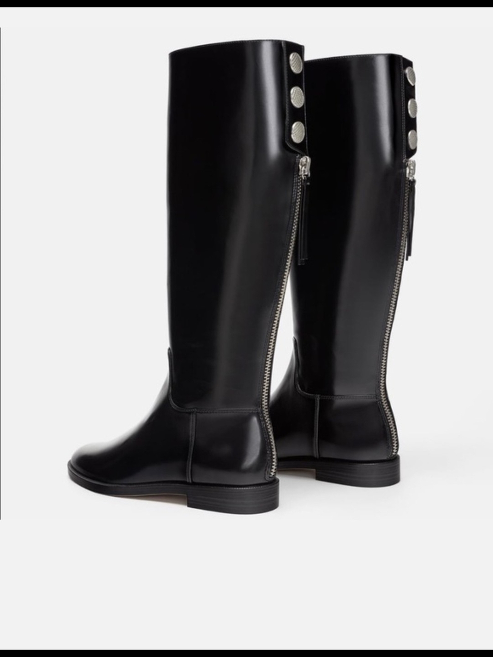 Zara Riding Boots Knee-High . Size 9(40). NWT